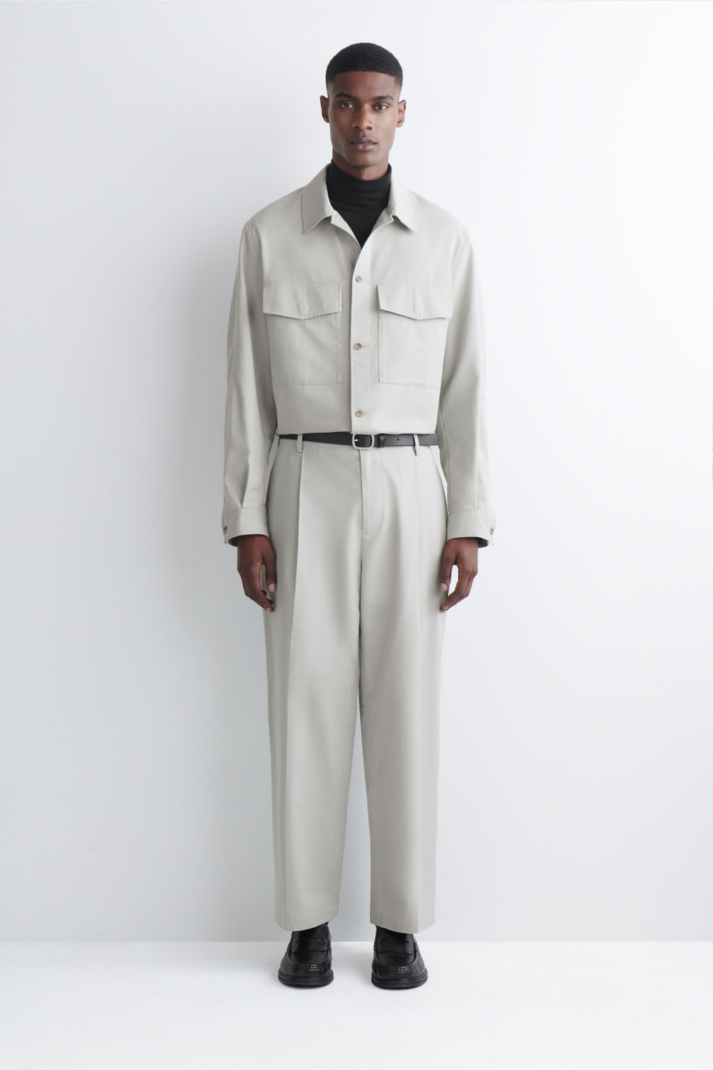 PANTAL?N STRAIGHT LEG TOBILLERO DE ALGOD?N - H&m фото 5