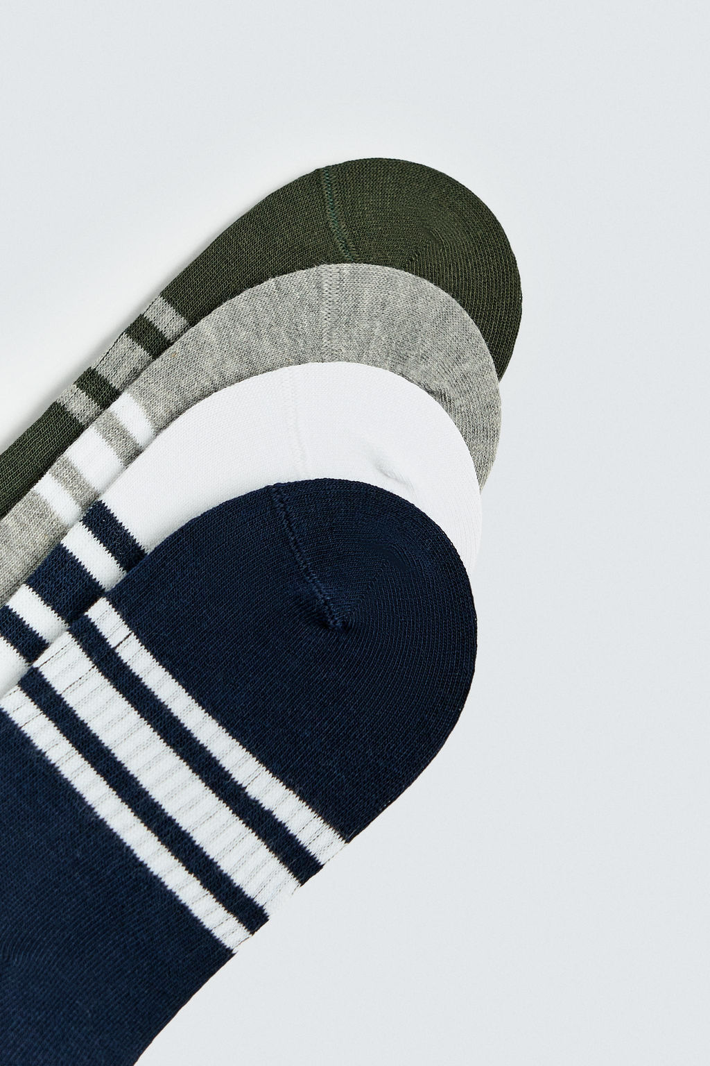 FOUR-PACK OF STRIPED NO-SHOW SOCKS - Zara фото 2