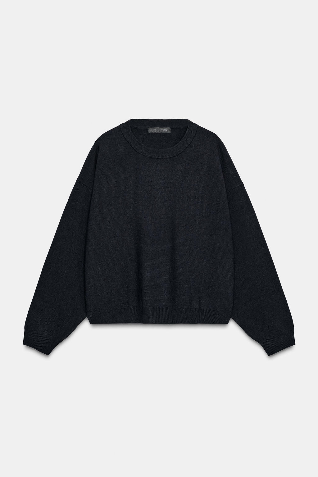 PLAIN KNIT SWEATSHIRT - Zara фото 9