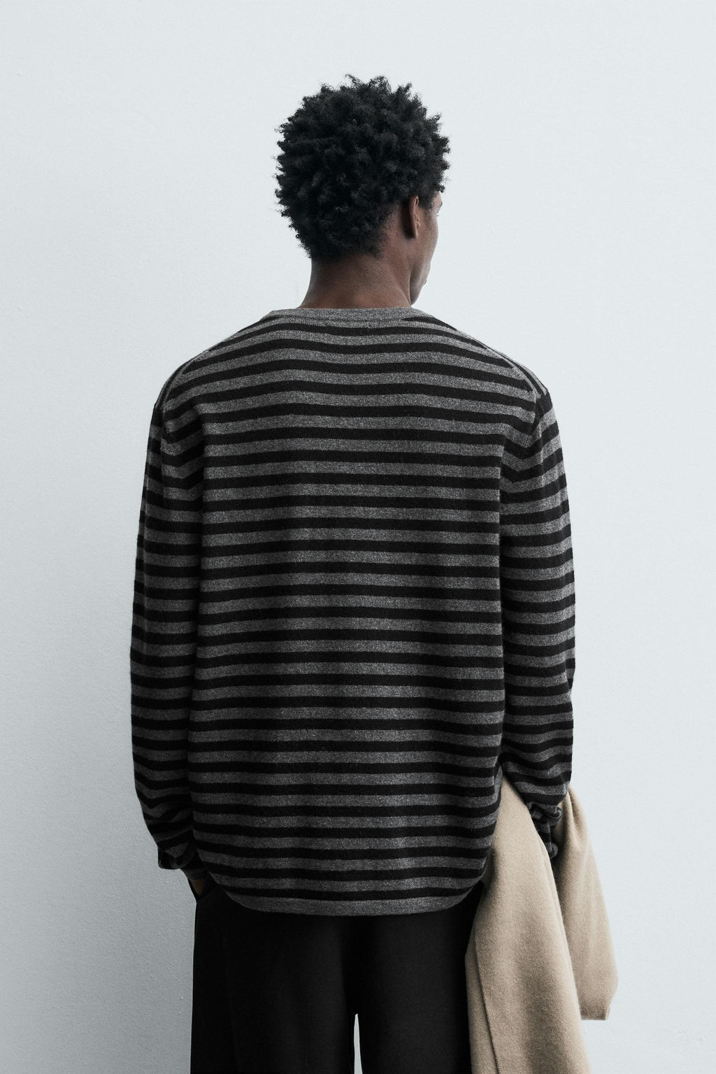STRIPED WOOL - CASHMERE SWEATER - Zara фото 3