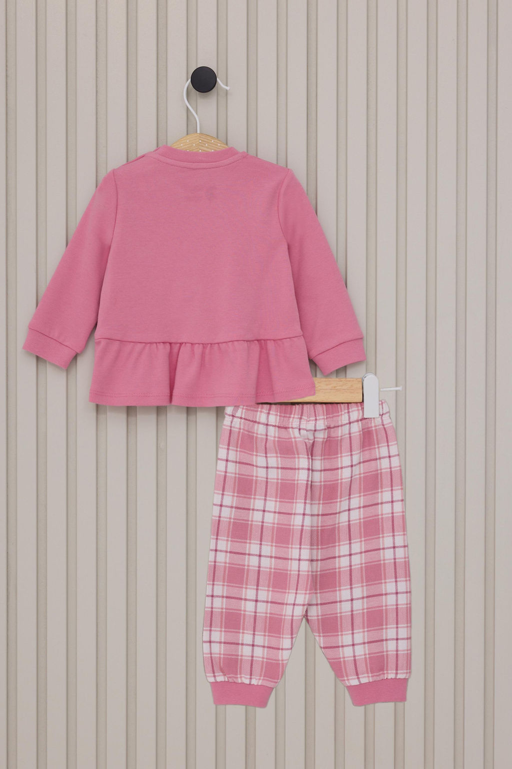 K_z Bebek Pembe Pijama Tak_m_ Sepette S_rpriz _ndirim - U.s. polo assn фото 2