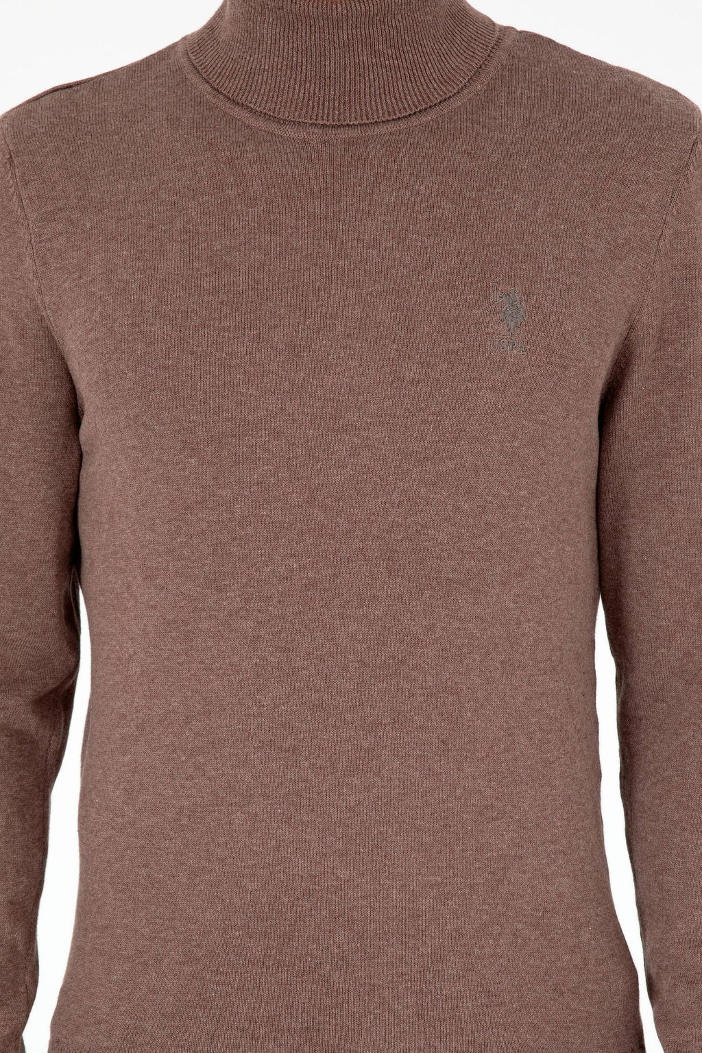 Мужской базовый свитер из норки и меланжа Неожиданная скидка в корзине - U.s. polo assn фото 6