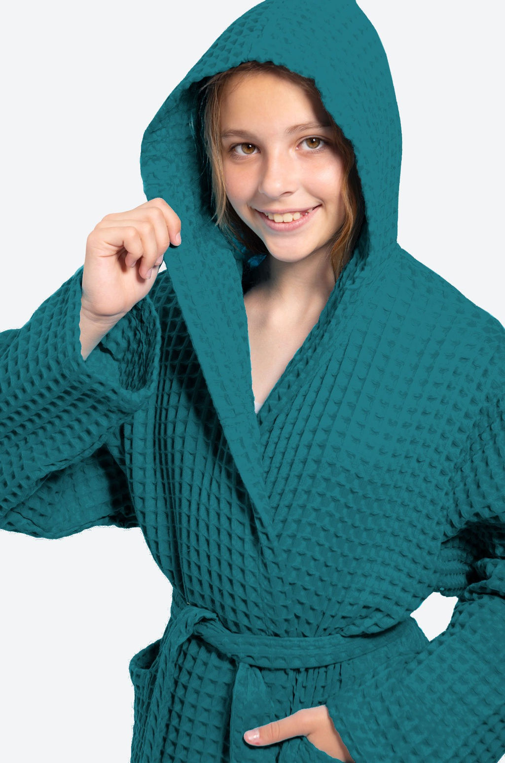 Детский вафельный халат Бохо Happy Fox Home  фото 12