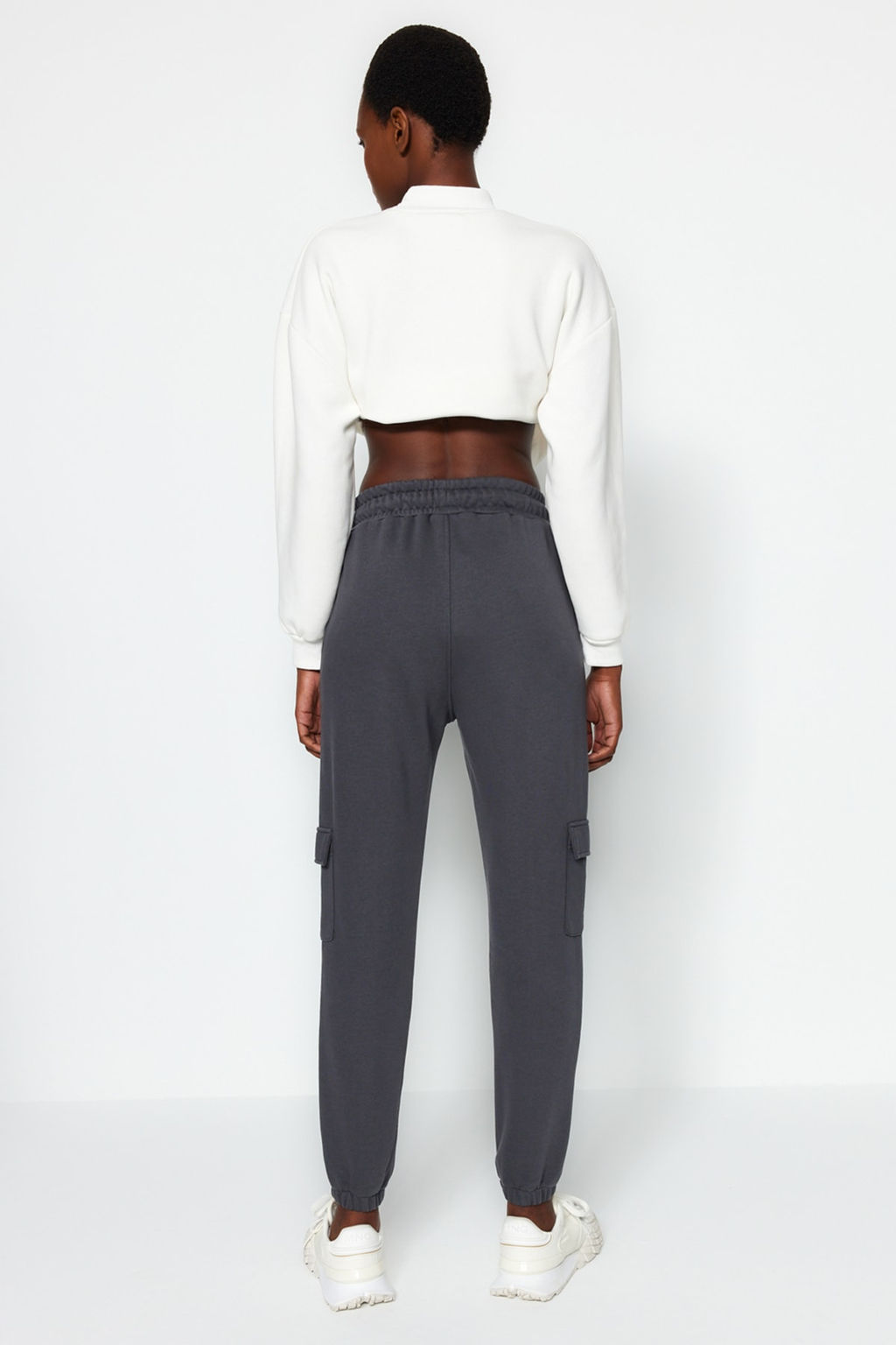 Antrasit Kargo Cepli Loose Jogger Kal?n Orme Esofman Alt? Pantolon TWOAW24EA00005 - Trendyolmilla фото 6