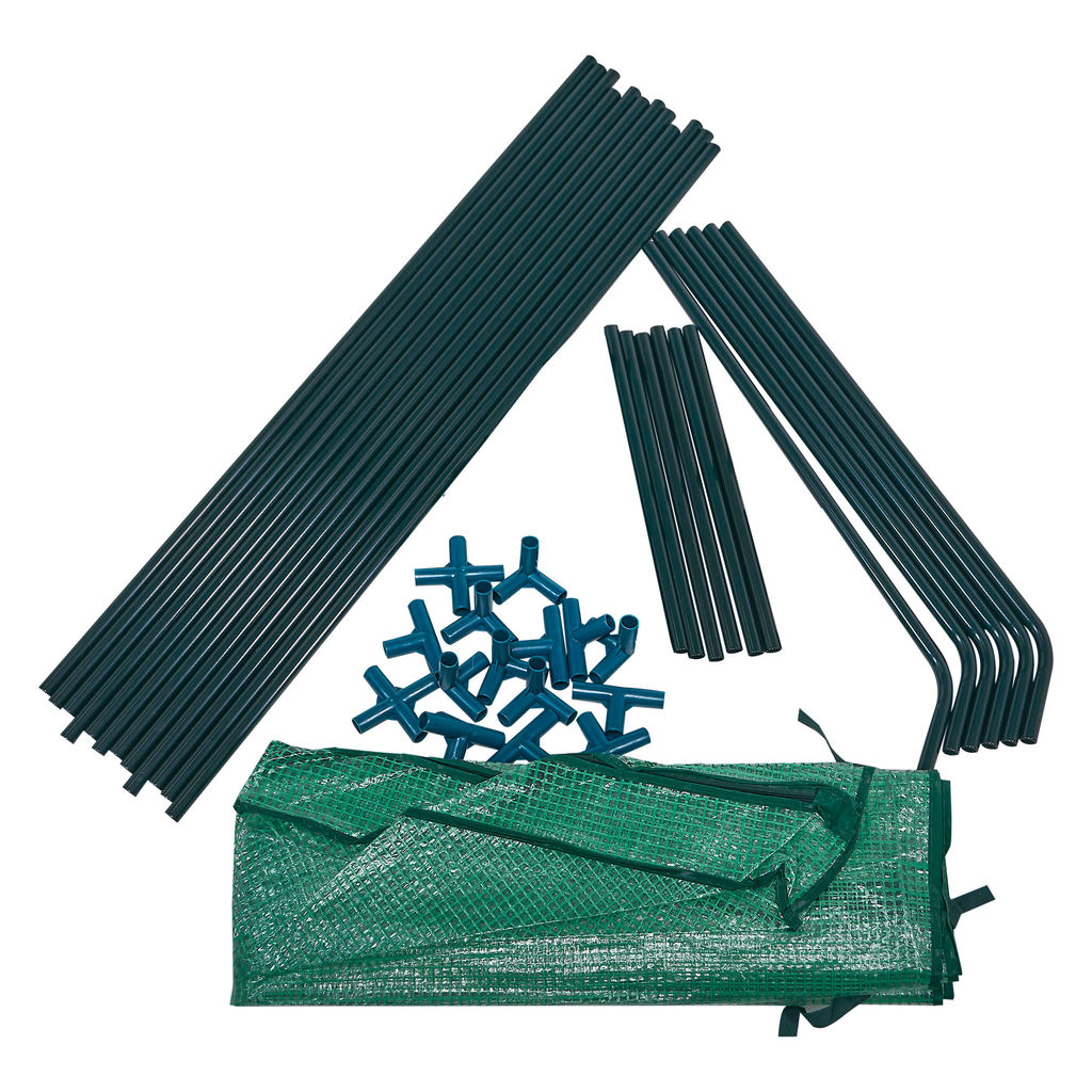 UGH-S30 L120 GREEN/GREEN Парник уличный, 120x60x60см. Металлическая труба в ПВХ, цвет зеленый. Тент из армированного полиэтилена 135г/м2, цвет сетки зеленый. TM ФитоЛето - Volpe фото 2
