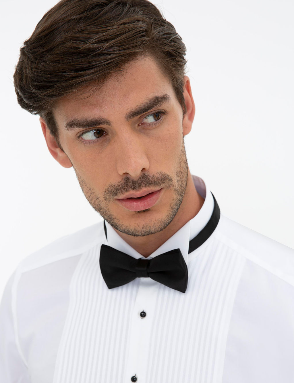 Beyaz Slim Fit Smokin G_mlek