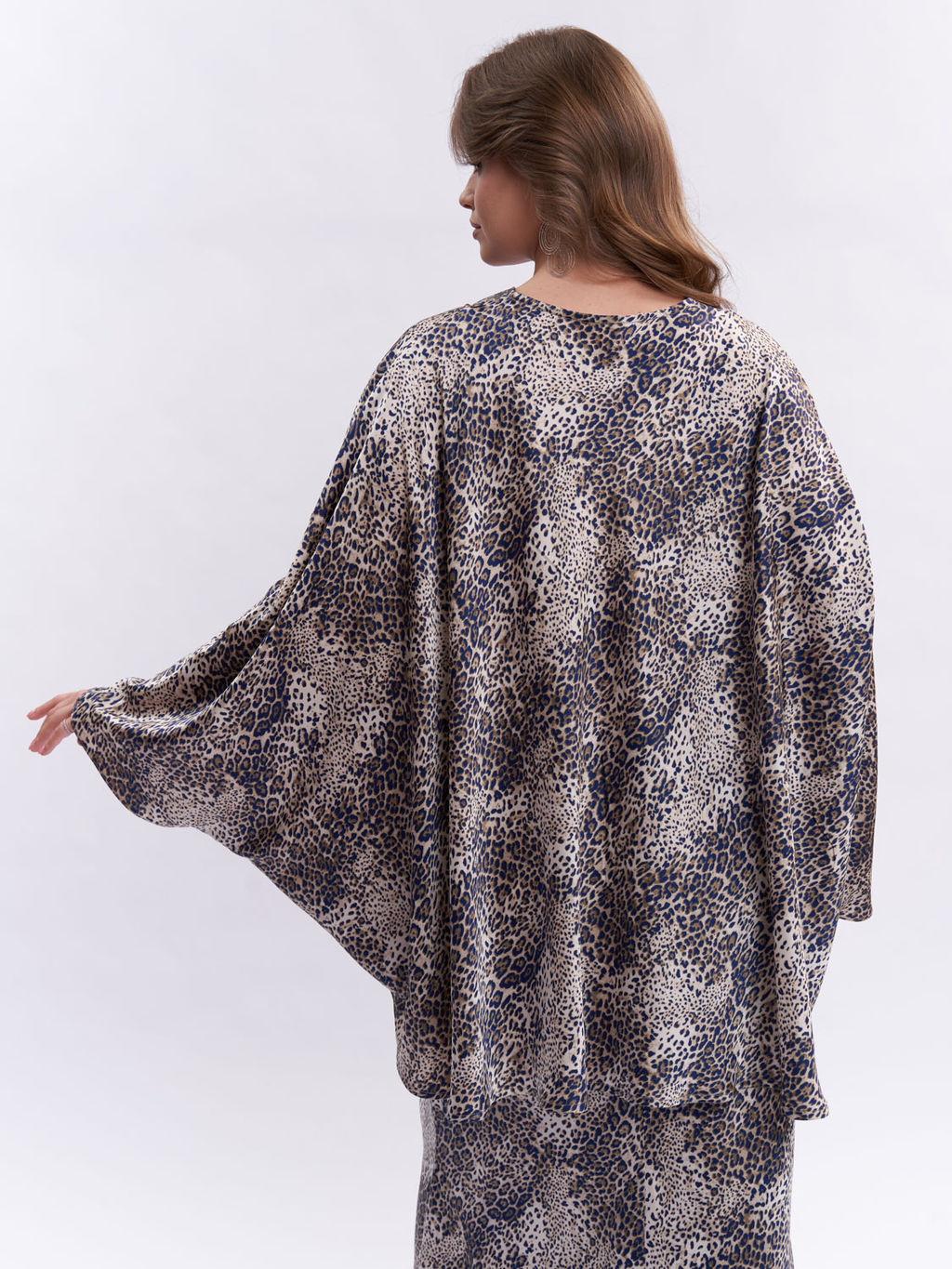 Шелковая леопардовая блузка TBL73537LEO16 - Артесса фото 6