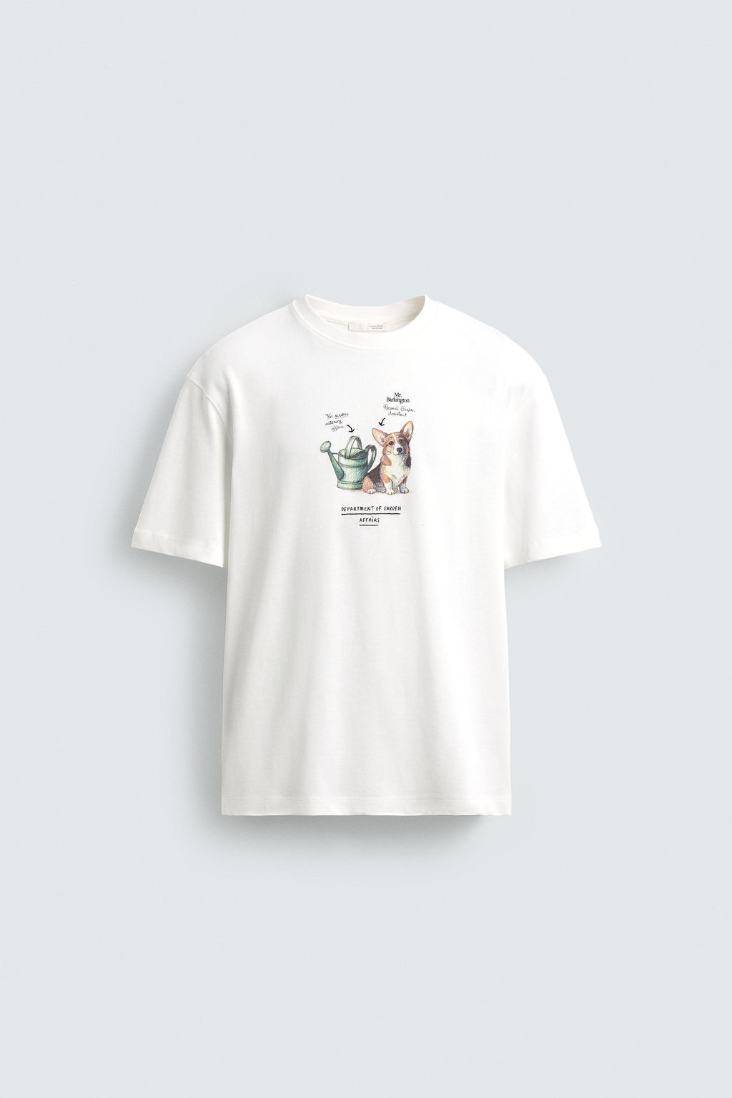 T-SHIRT WITH CONTRAST PRINT - Zara фото 15