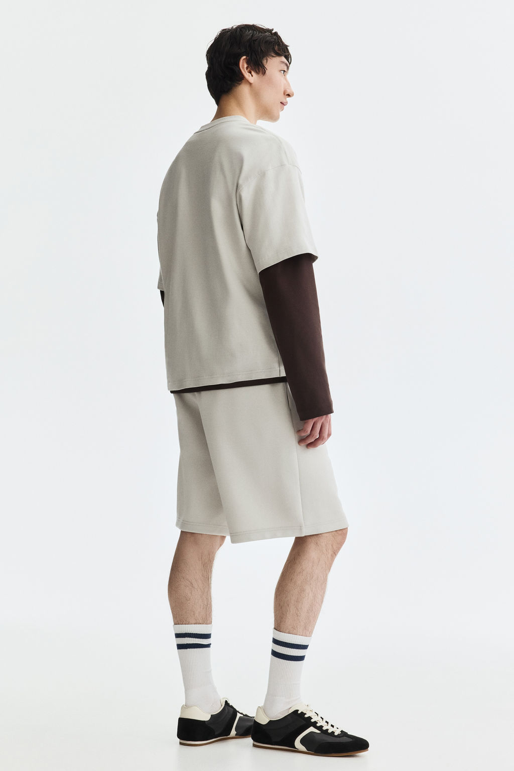 Pantal?n corto interlock Relaxed Fit - H&m фото 12