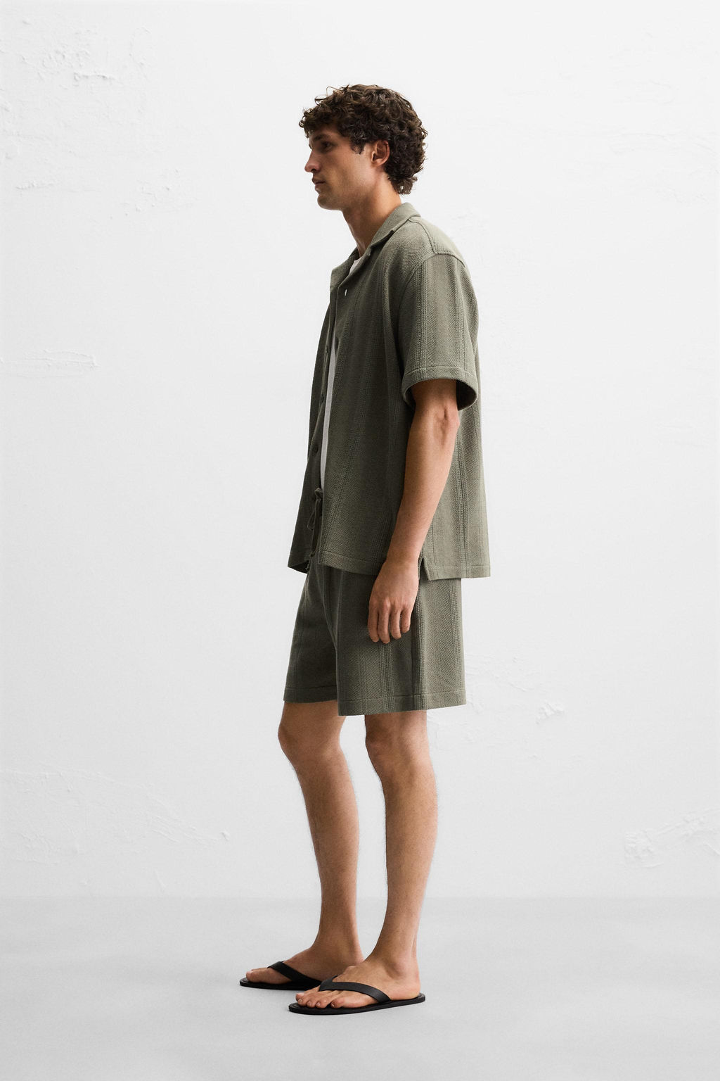 TEXTURED JACQUARD SHIRT - Zara фото 4