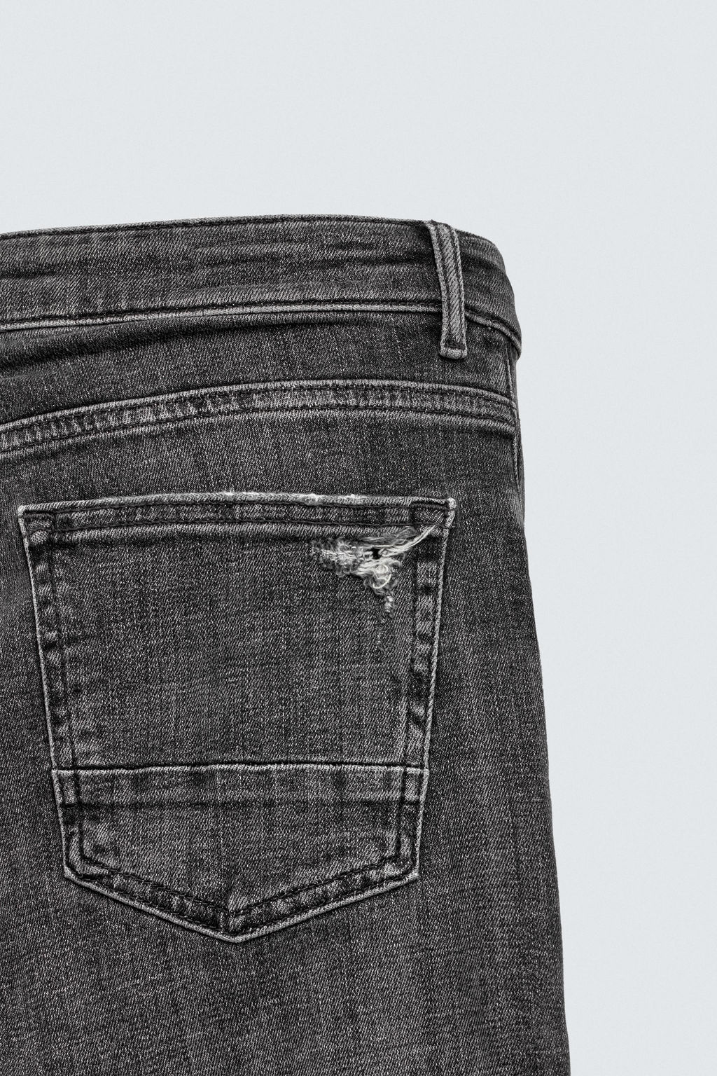 JEANS SKINNY FIT / Gris - Zara фото 10