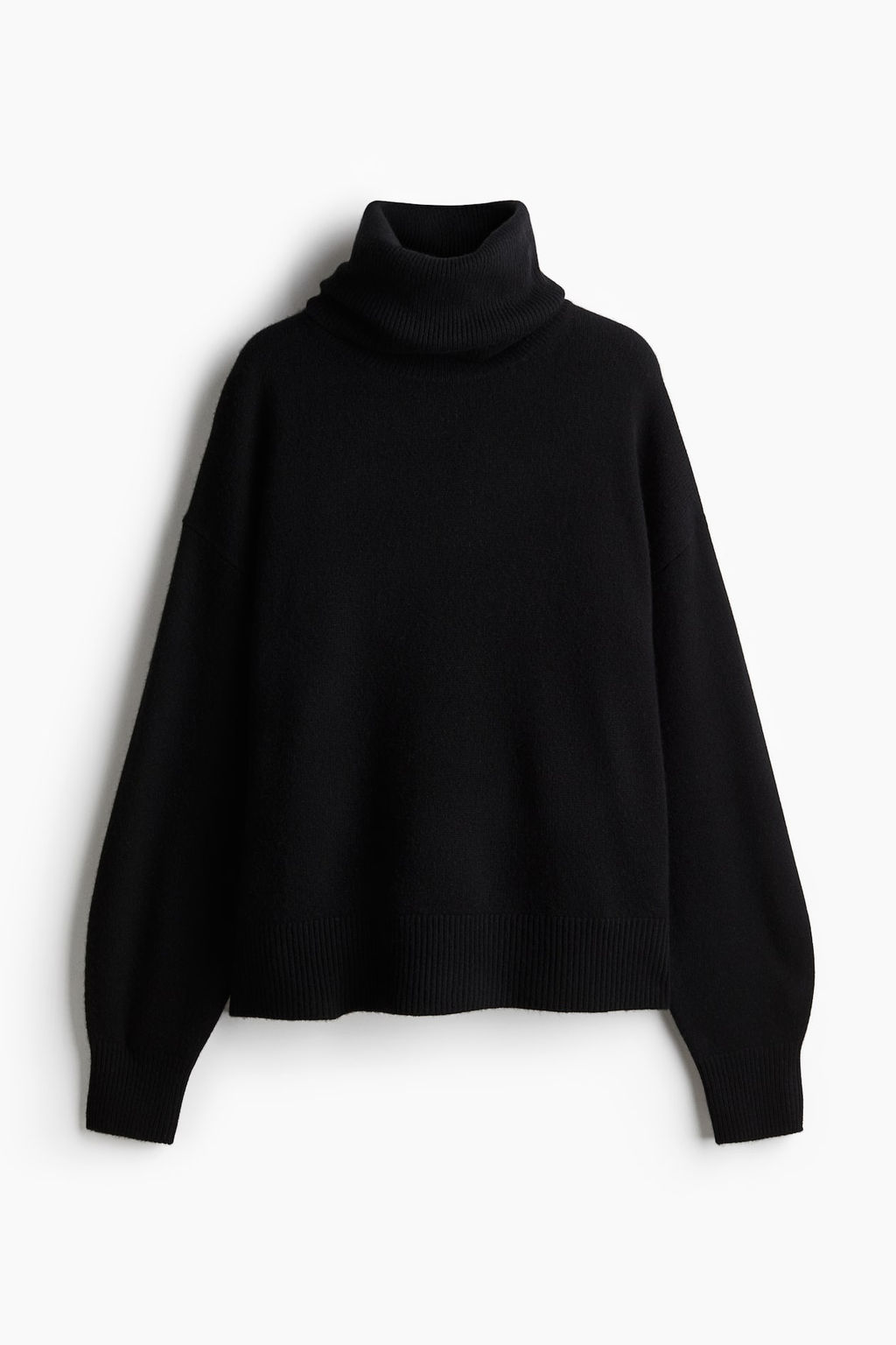 Jersey de cuello alto en mezcla de cachemira - H&m фото 5