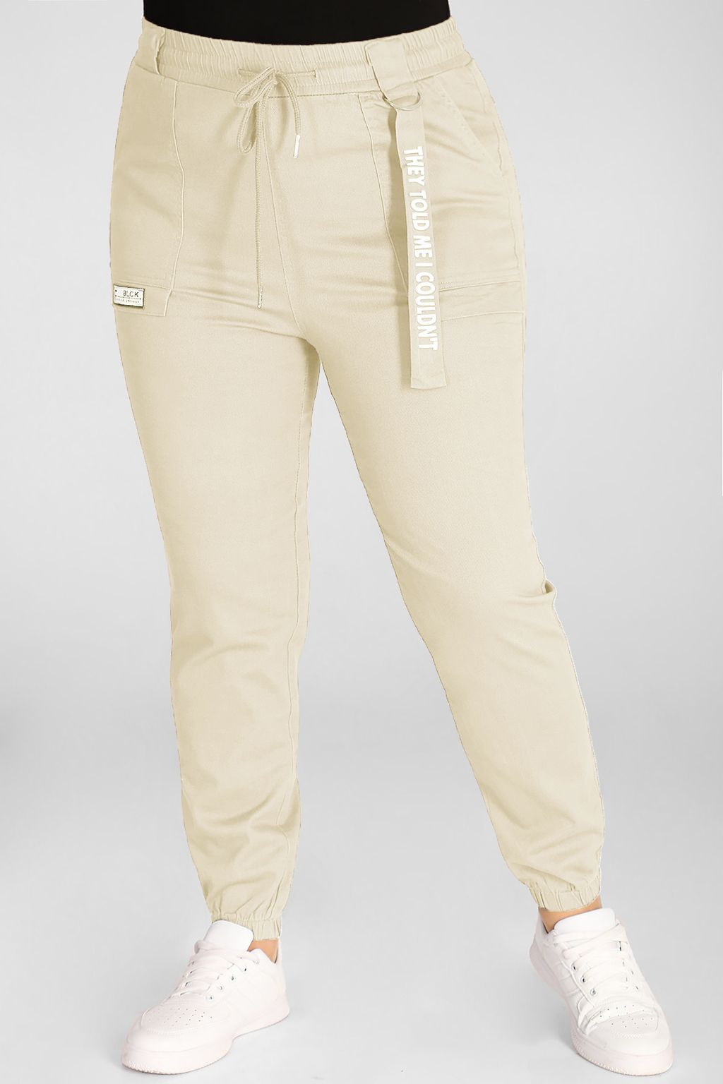 Брюки молочного цвета женские