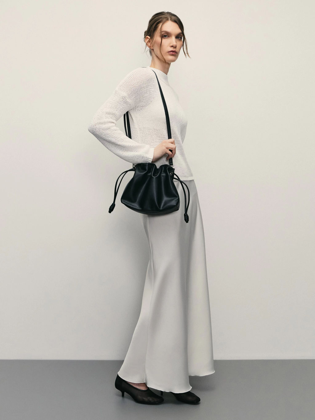 Сумка-мешок из экокожи / Zarina  фото 9