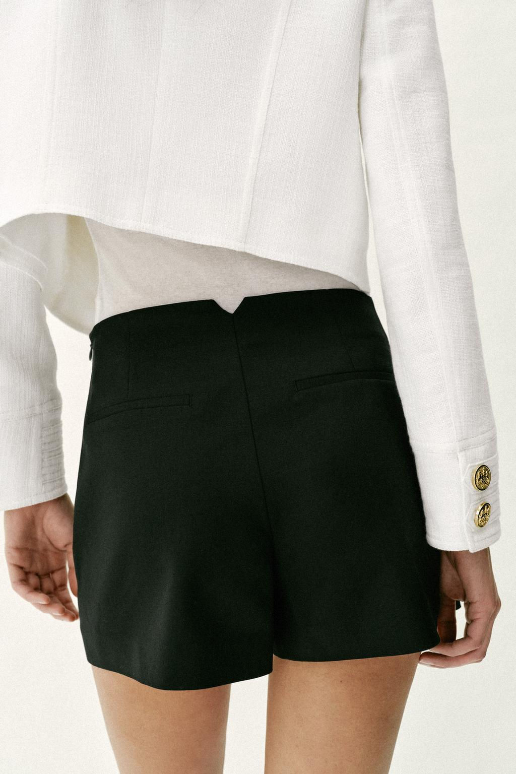 HIGH-WAIST BERMUDA SHORTS - Zara фото 7