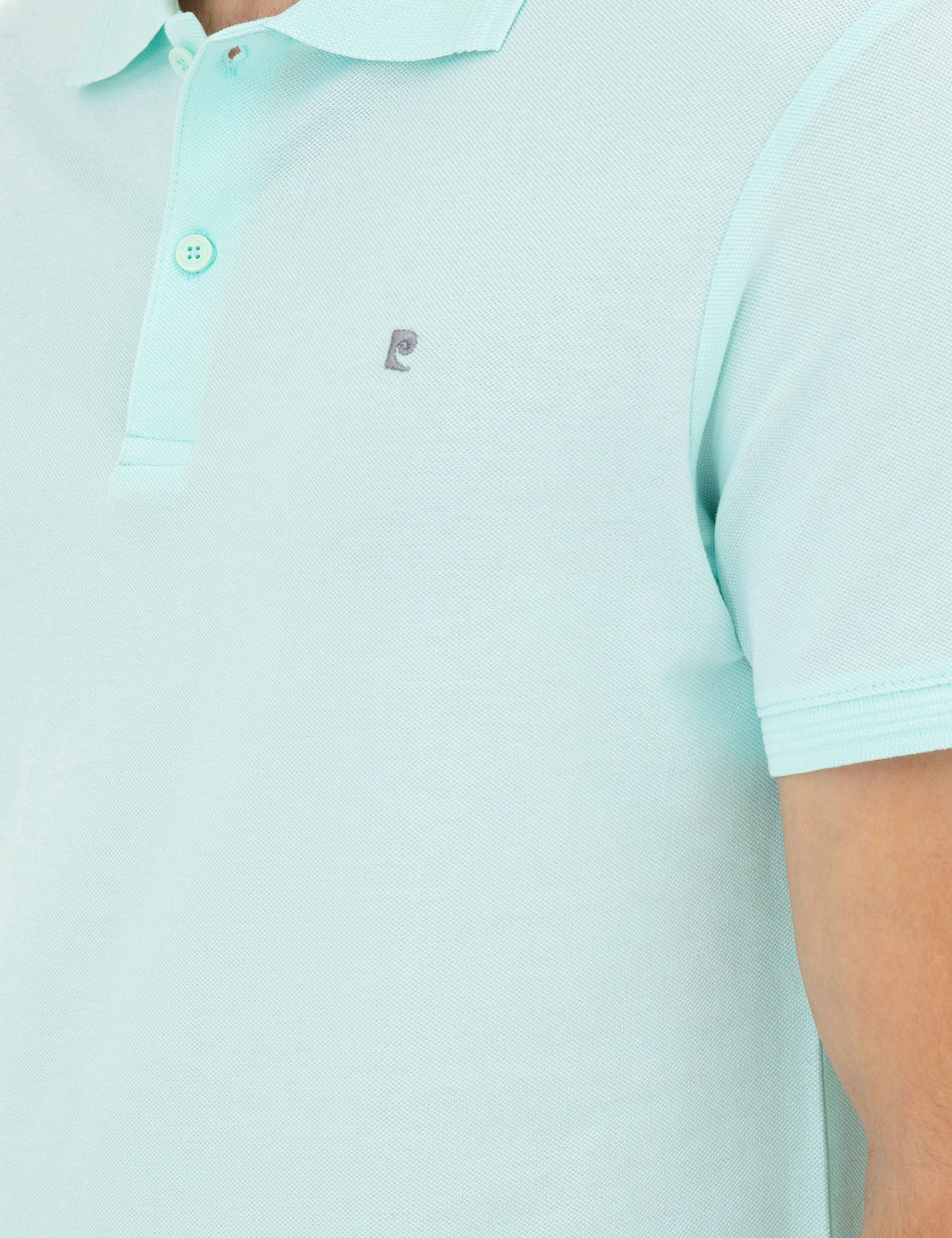 Su Ye_ili Slim Fit %100 Pamuk Polo Yaka Basic Ti__rt