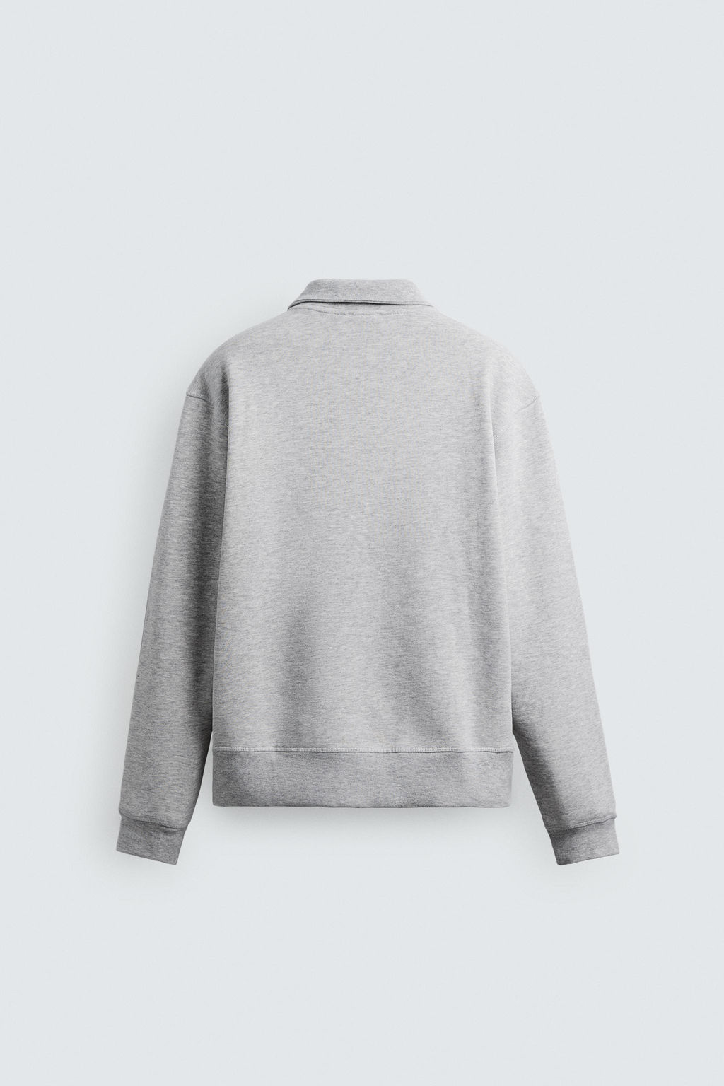 SUDADERA CUELLO CREMALLERA B?SICA / Gris vigor? - Zara фото 8