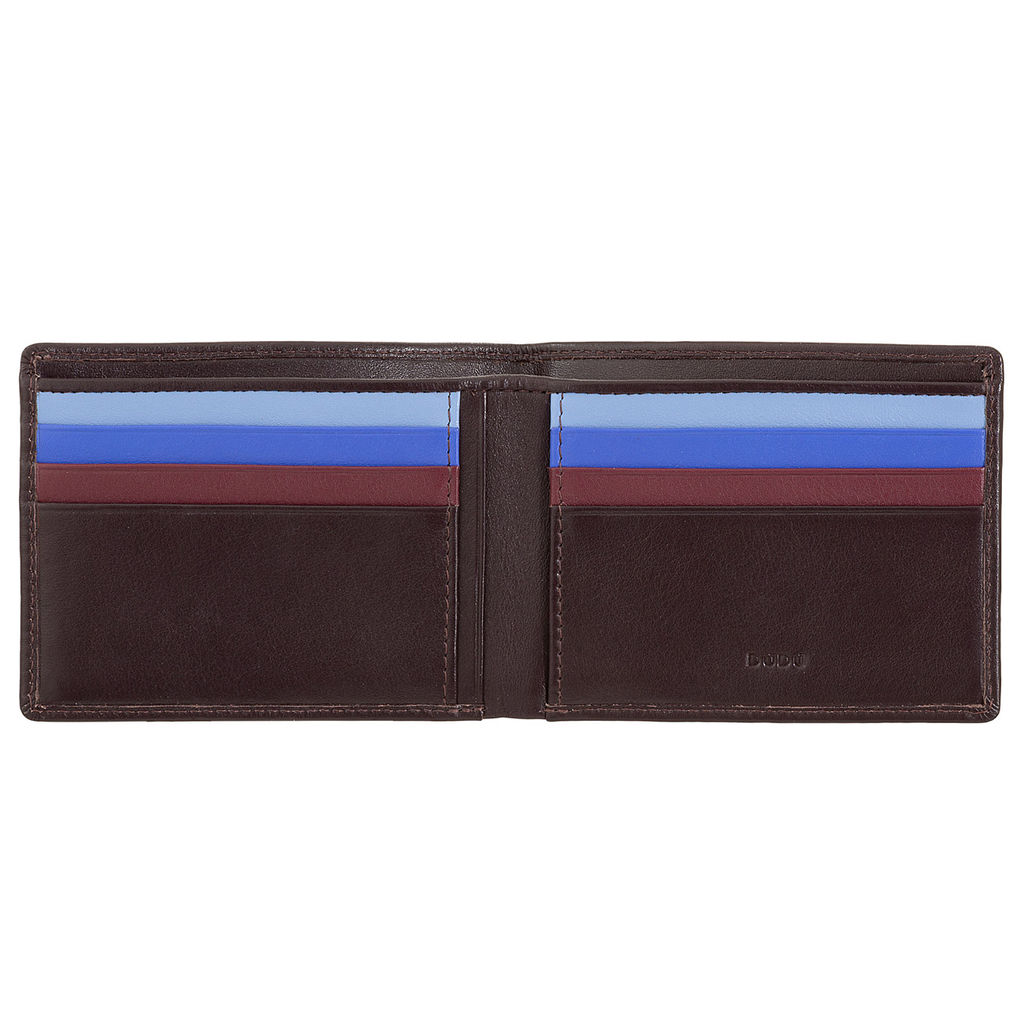 Итальянский кожаный кошелёк DuDu серии Caprera | темно-бордовый - Dudubags фото 3
