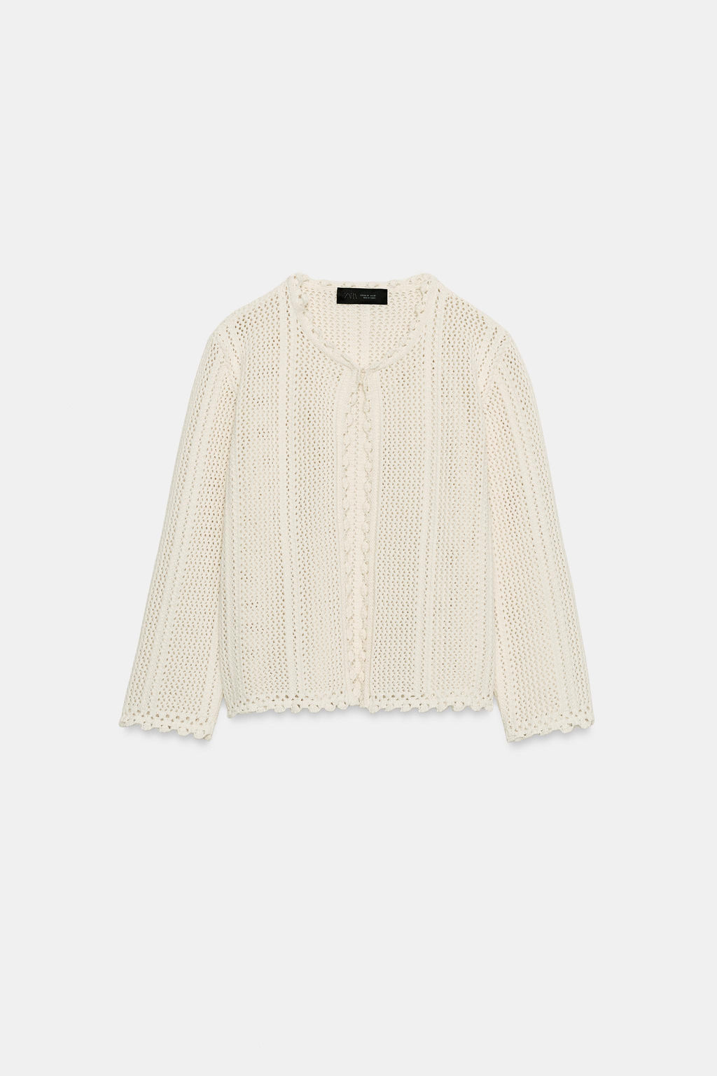 CHAQUETA PUNTO POINTELLE / Crudo - Zara фото 4