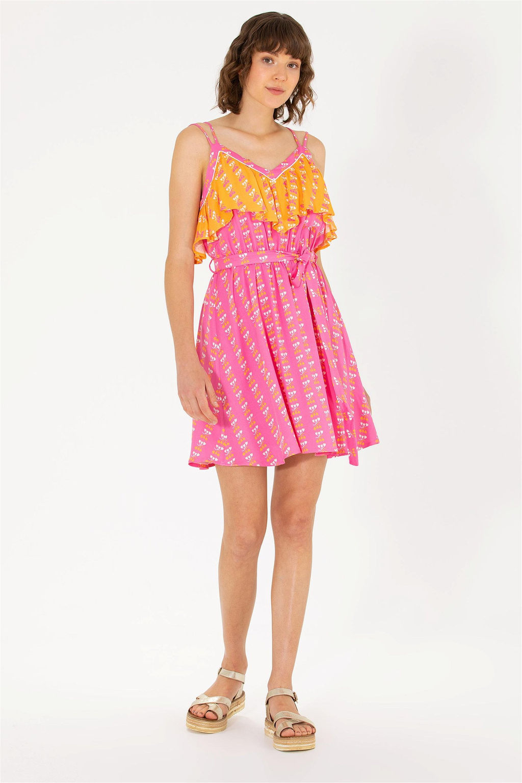 U. S. Polo Assn Женское тканое платье цвета фуксии - U.s. polo assn фото 11