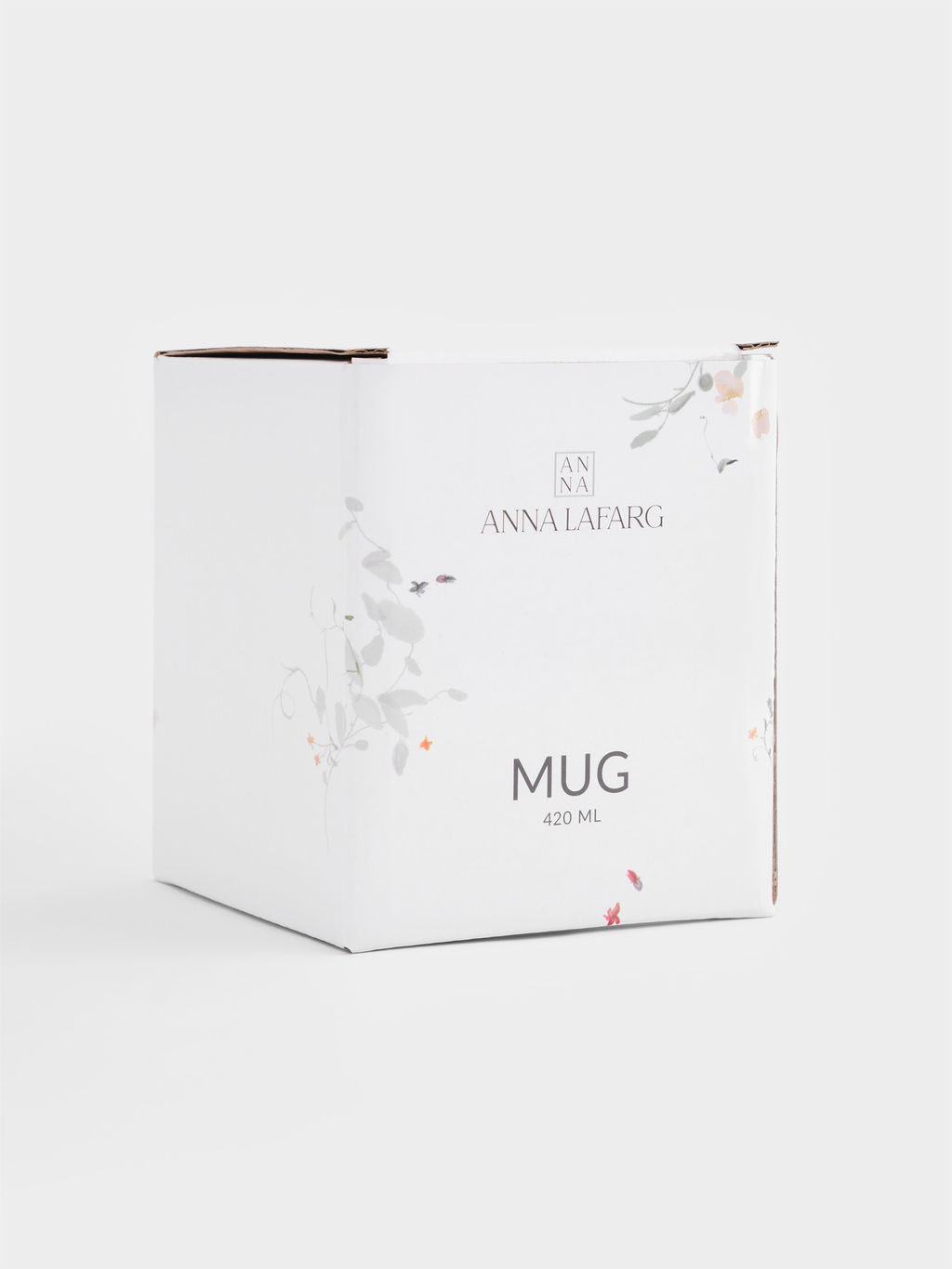 Кружка, 420 мл, фарфор N, белая, Цветы и листья, Primrose - Anna lafarg фото 8