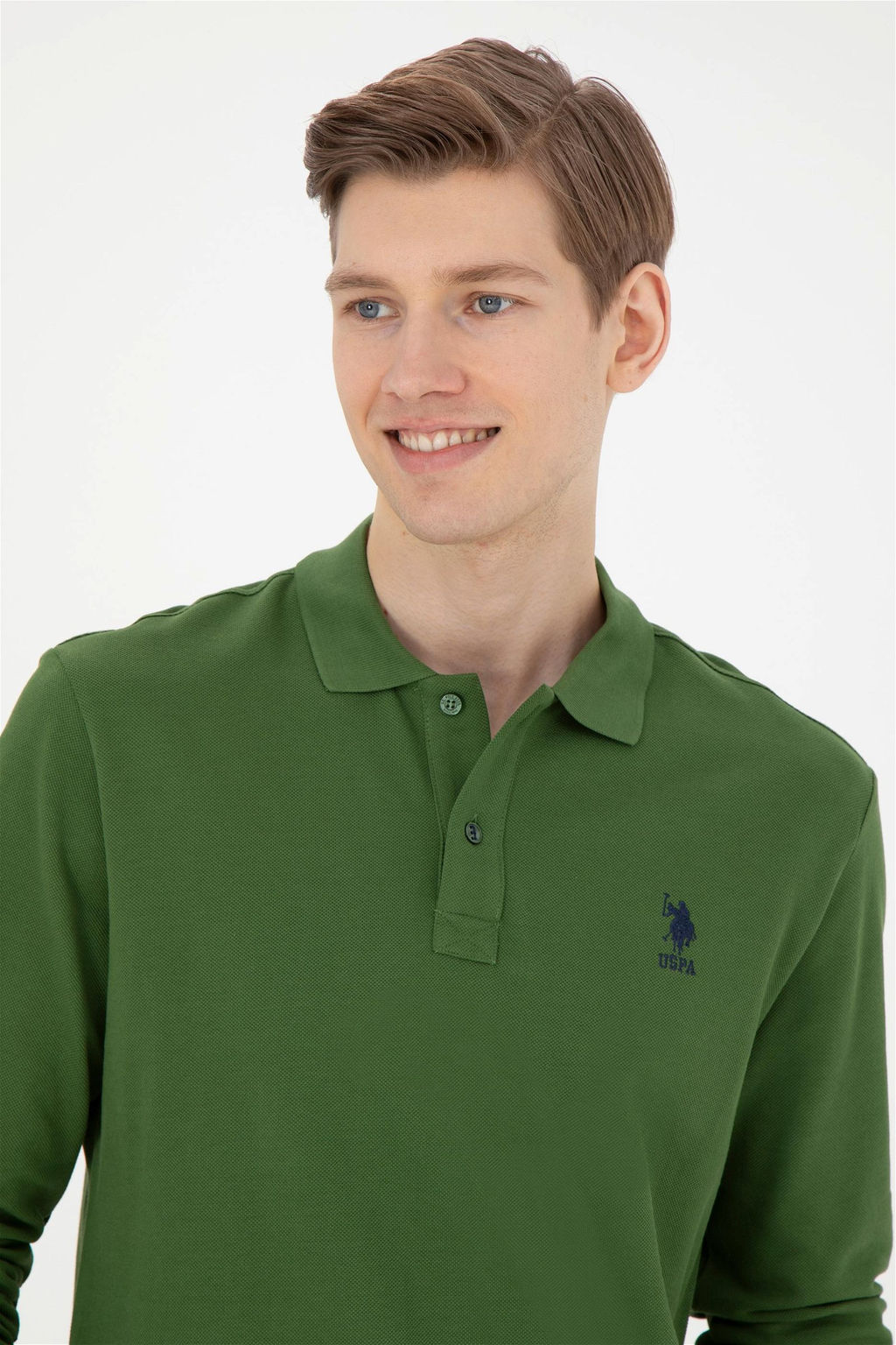 Мужской зеленый базовый свитшот Неожиданная скидка в корзине - U.s. polo assn фото 2