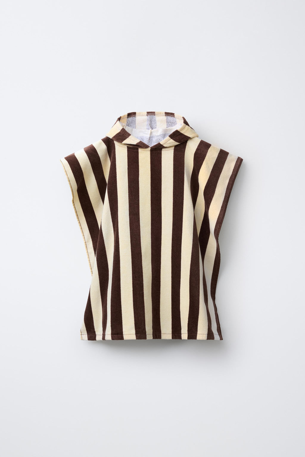 PONCHO TOALLA RAYAS / Marr?n - Zara фото 5