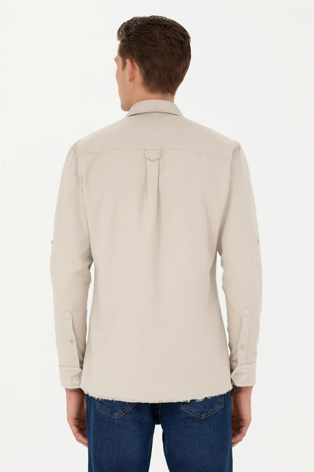 Мужская рубашка с длинным рукавом Stone - U.s. polo assn фото 5