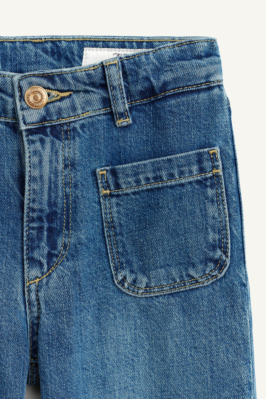 WIDE-LEG JEANS WITH POCKETS - LIMITED EDITION - Zara фото 7