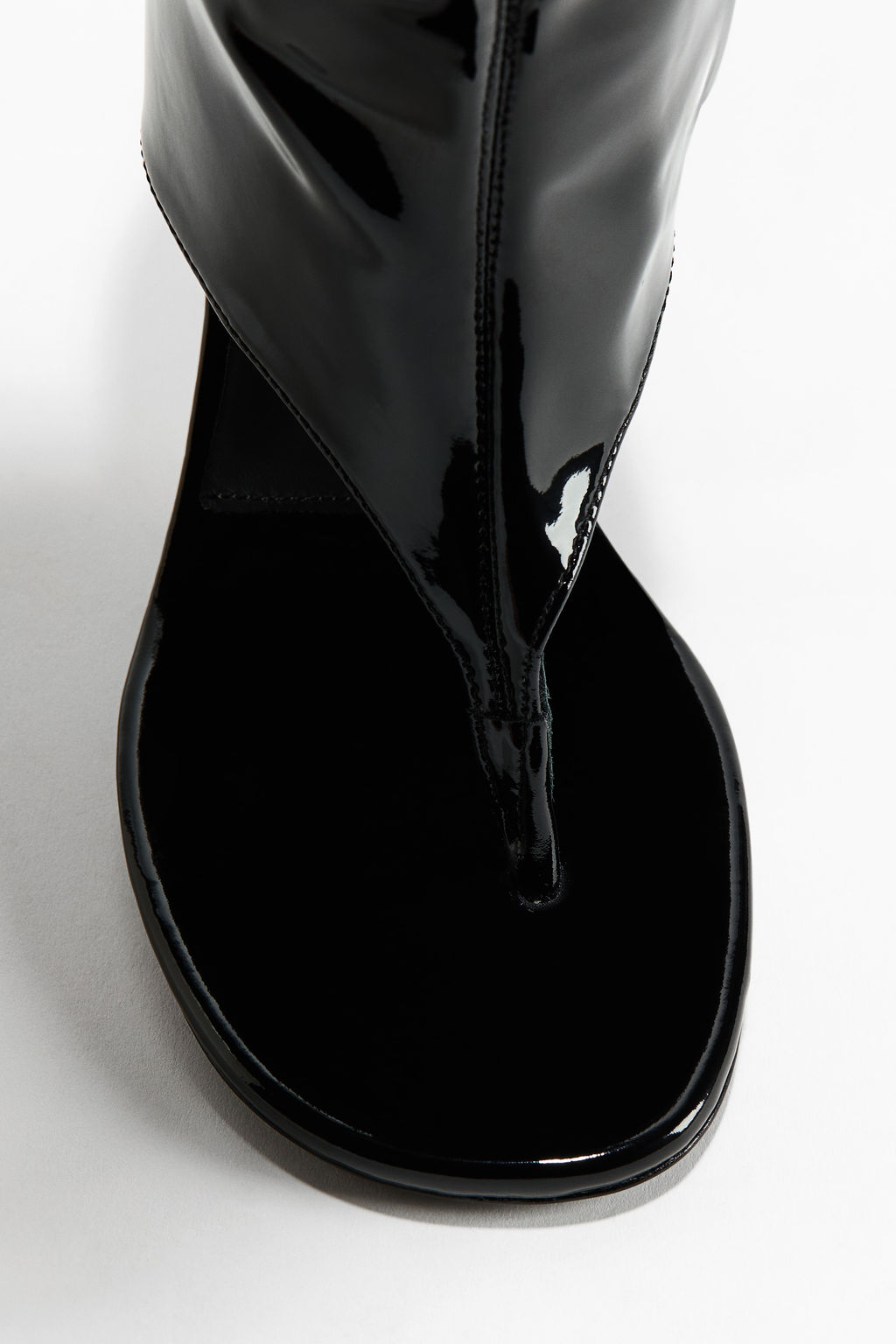 Botas calcet?n de piel con dise?o cut-out - H&m фото 4