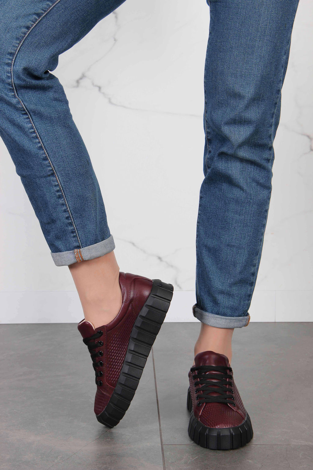 Кеды EDART 127.91505 bl. Бордовый R - Ed'art фото 8