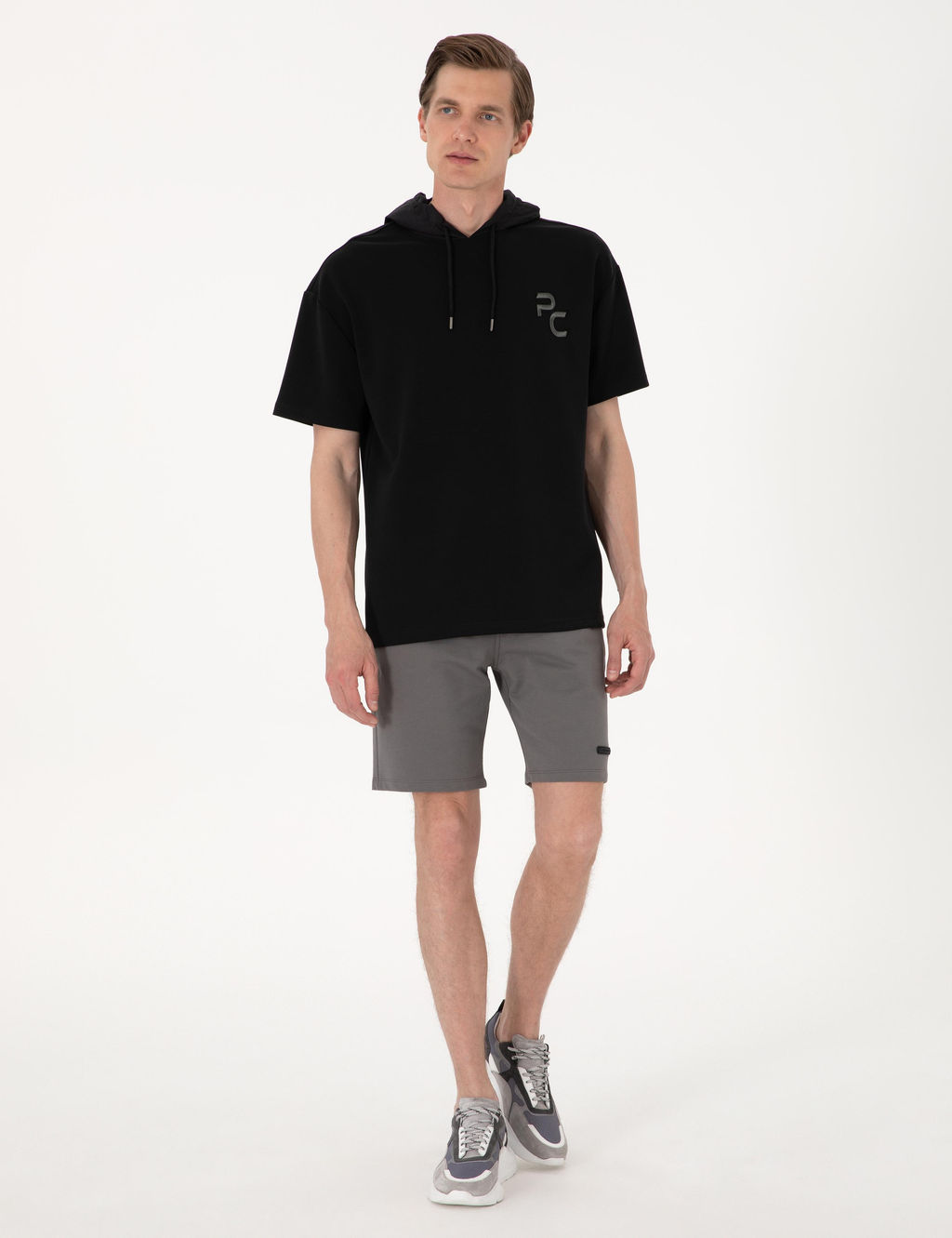 Siyah Comfort Fit Sweatshirt - Pierre cardin фото 4
