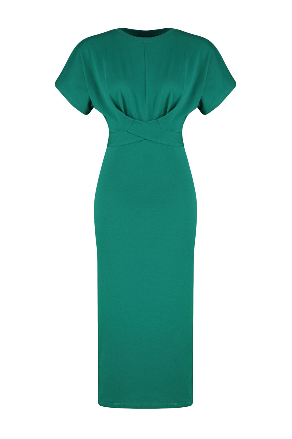 TRENDYOLMILLA Siyah %100 Pamuk Bele Oturan Y?rtmac ve Baglama Detayl? Midi Orme Kalem Elbise TWOSS21EL0404  фото 44