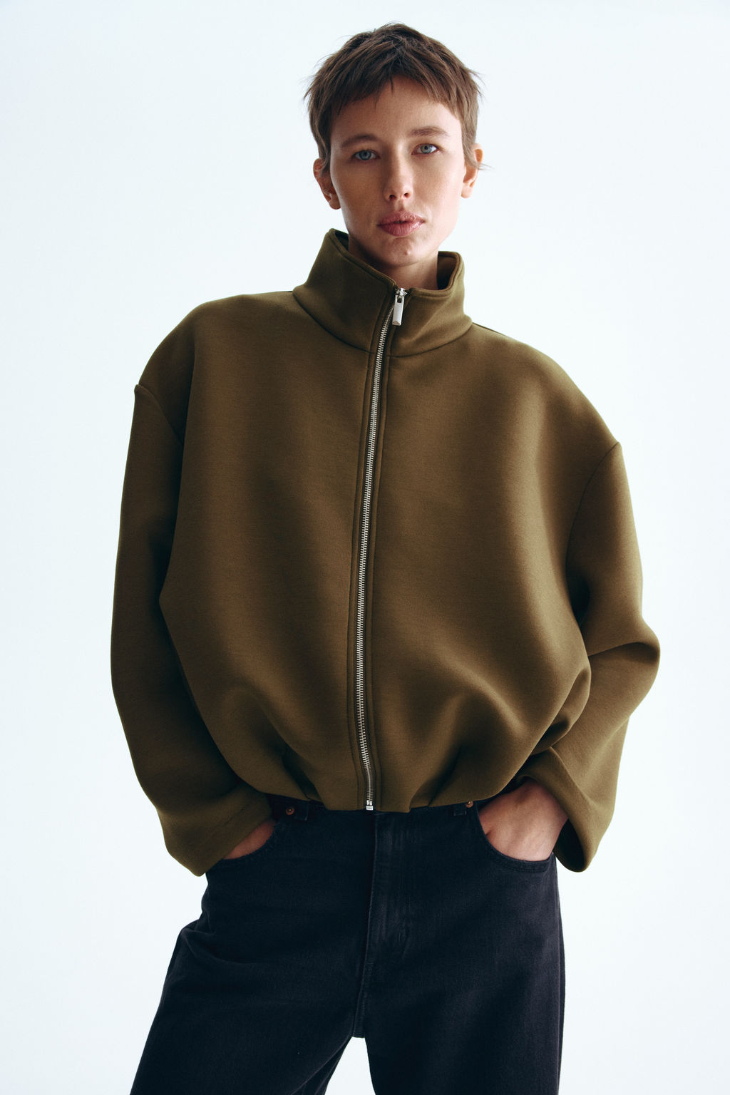 Chaqueta efecto neopreno - H&m фото 3