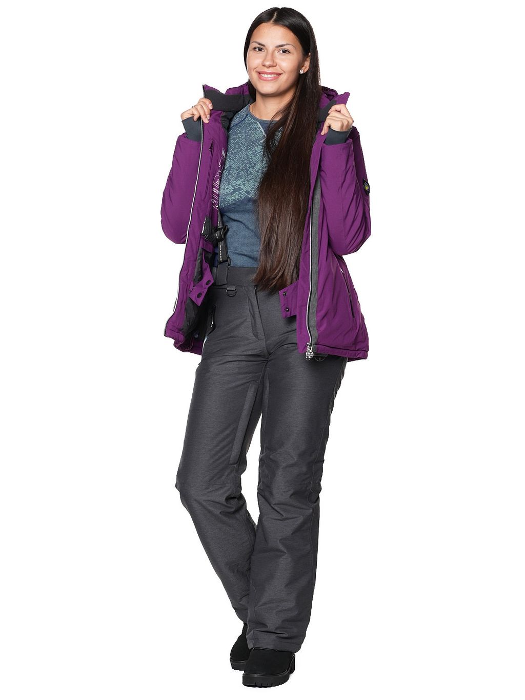 Костюм B-8858 Винный