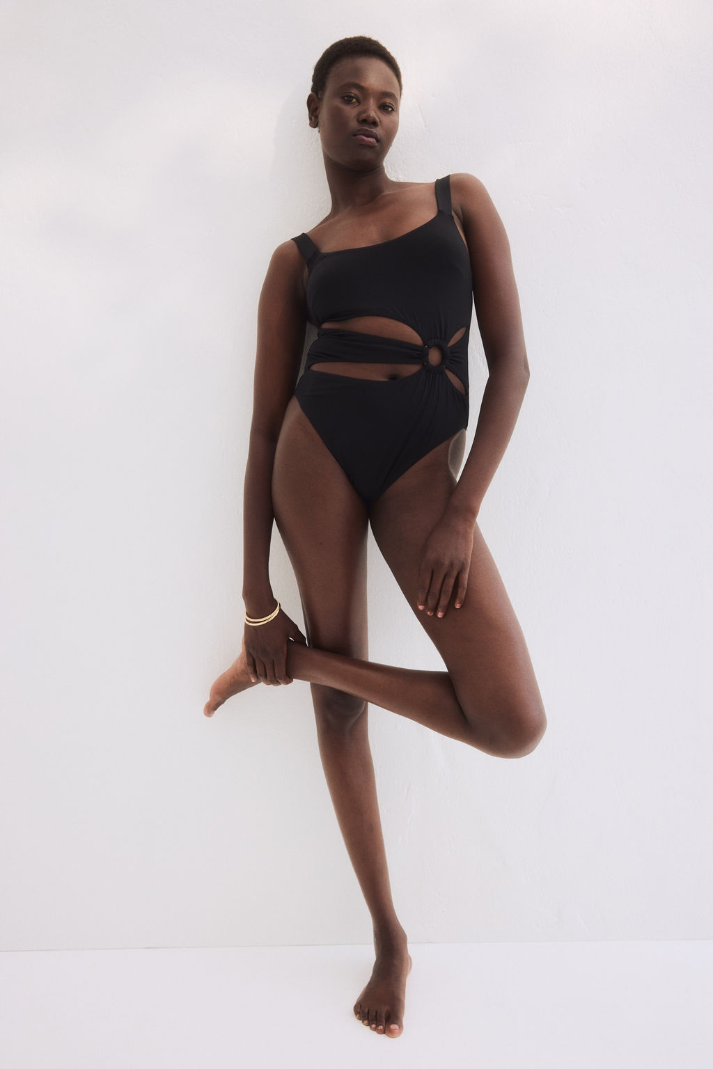Padded-cup High Leg Swimsuit - H&m фото 2