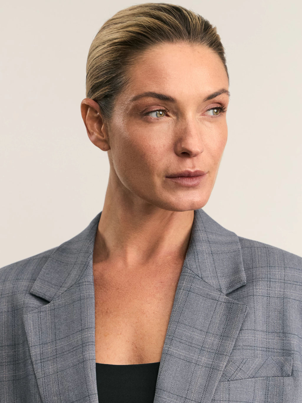 Однобортный жакет в клетку / Zarina  фото 6