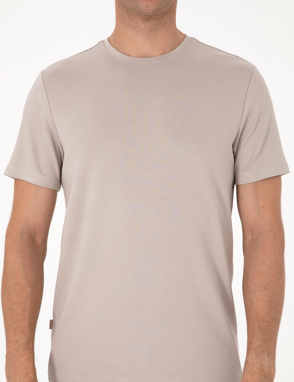 Ta_ Regular Fit Kal_n Dokulu Bisiklet Yaka Basic Ti__rt - Pierre cardin фото 13