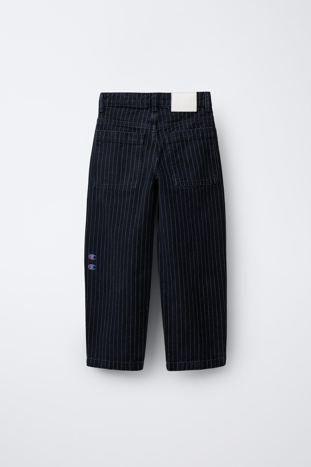 CHAMPION ® X ZARA STRIPED SKATER JEANS фото 2