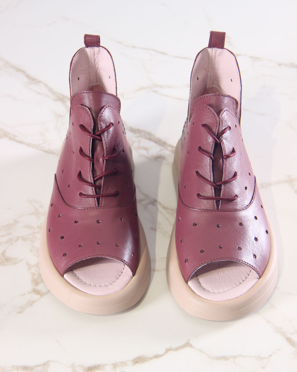 Босоножки 1059.0132c.Гнилая вишня+какао