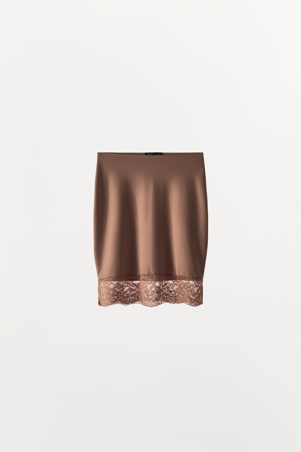 SKIRT WITH POLYAMIDE LACE - Zara фото 7