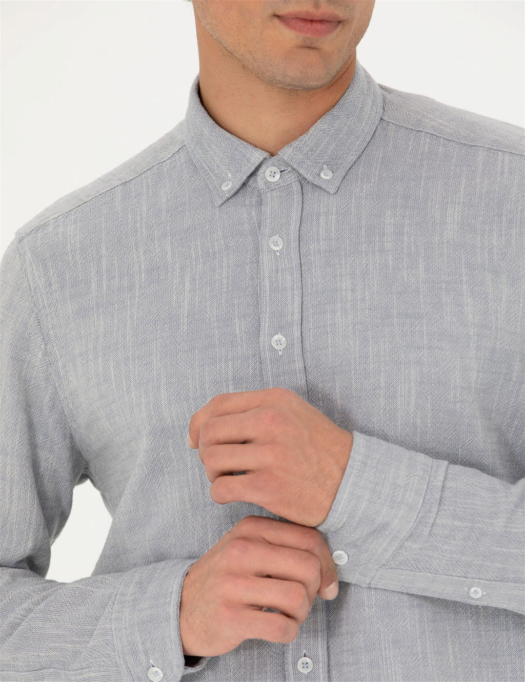 Mavi Regular Fit Uzun Kollu G_mlek - Pierre cardin фото 7