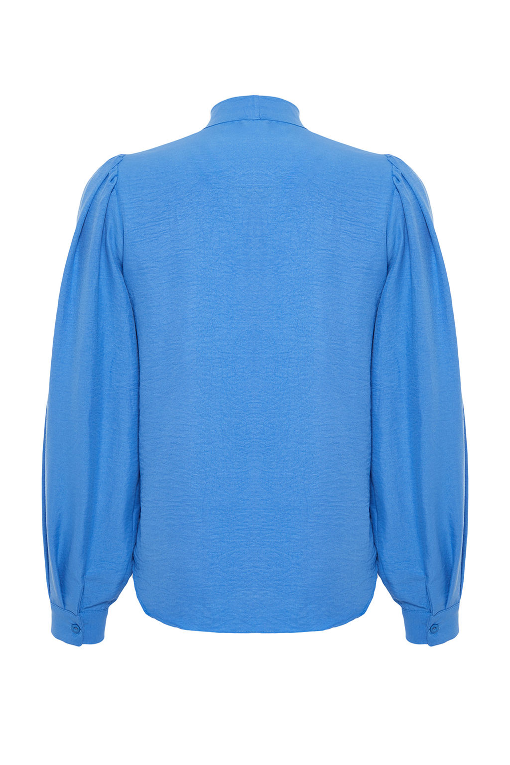 TRENDYOLMILLA Ekru Yakada Fular Detayl? Regular Normal Kal?p Dokuma Gomlek TWOSS21GO0098  фото 8