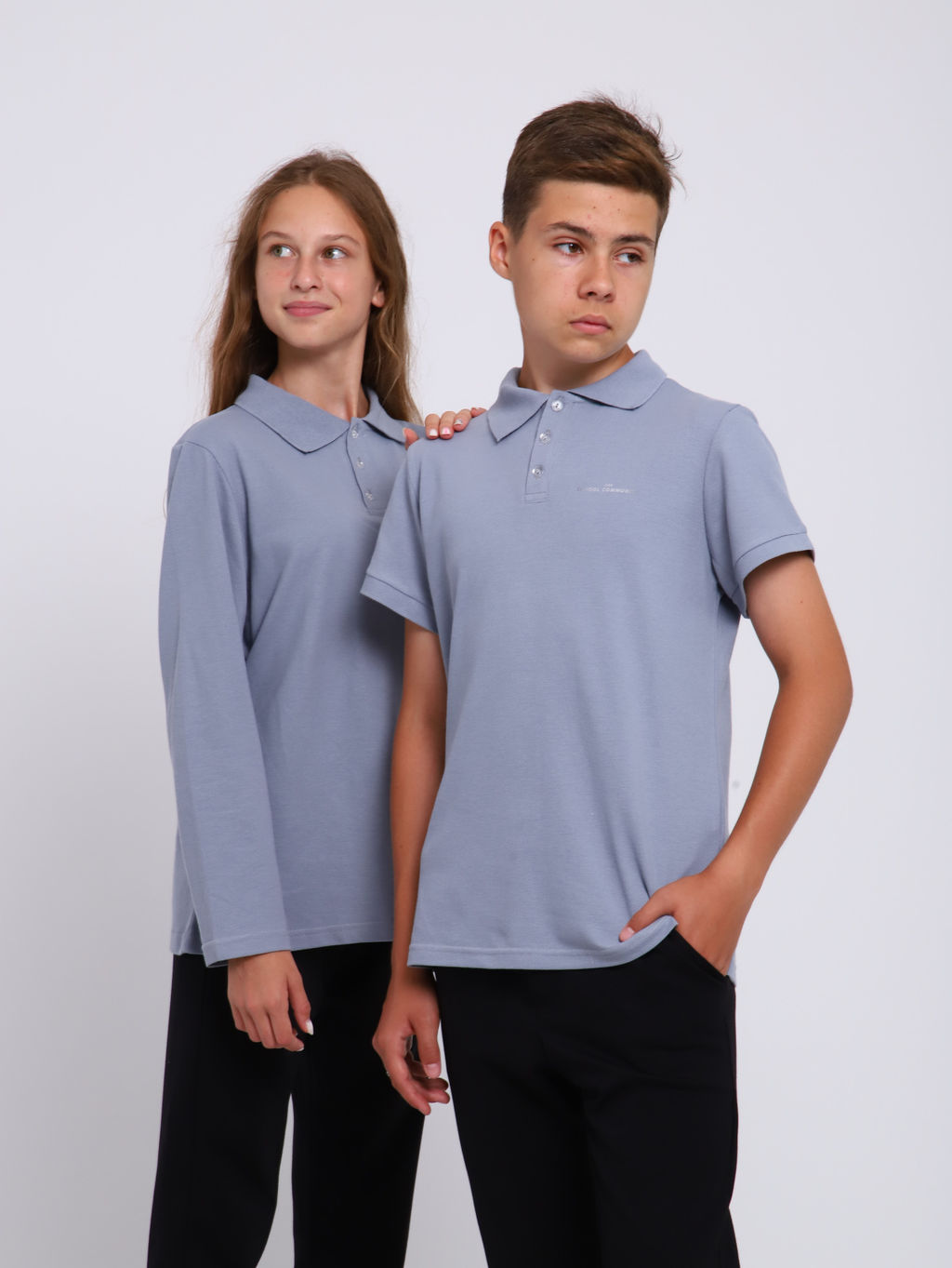 Ладошки / Рубашка-поло Василий белый  фото 31