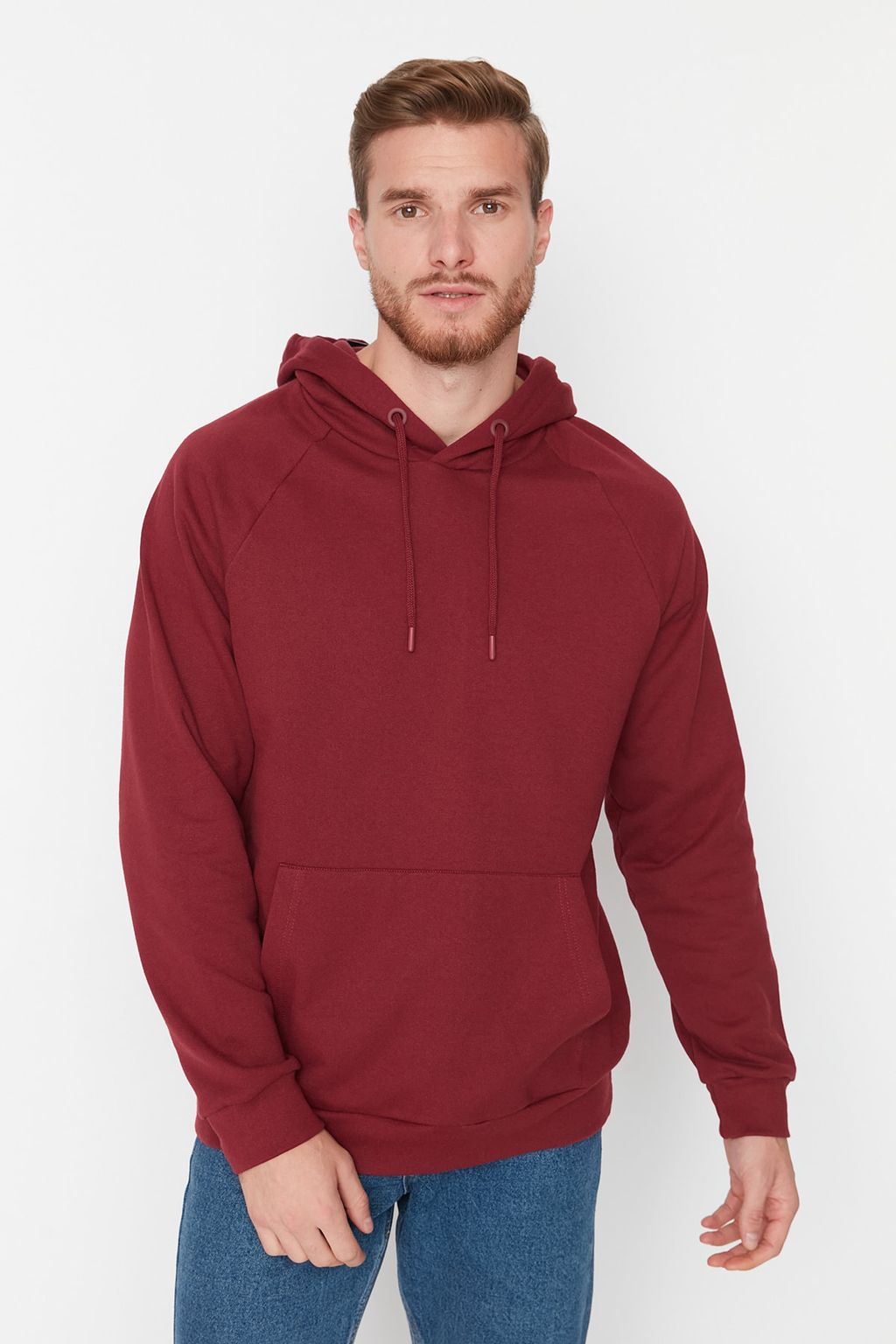 TRENDYOL MAN Gri Regular/Normal Kesim Kapusonlu Ici Polar/S?cak Tutan Sweatshirt TMNAW23SW00194 - Trendyolmilla фото 22