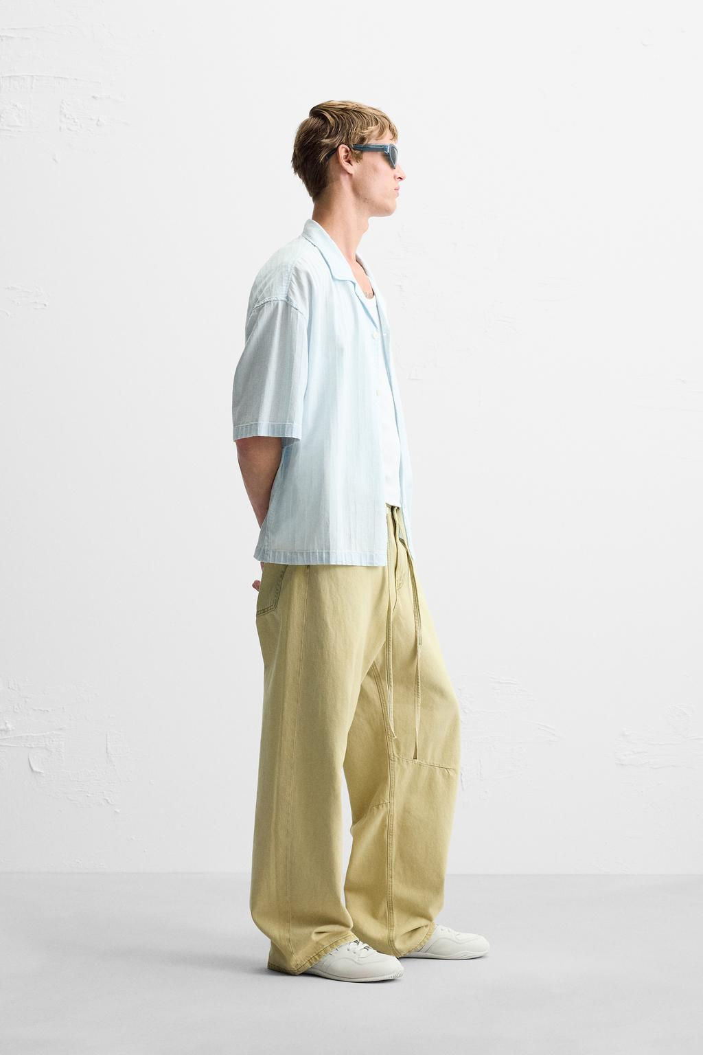 FADED TEXTURED SHIRT - Zara фото 4