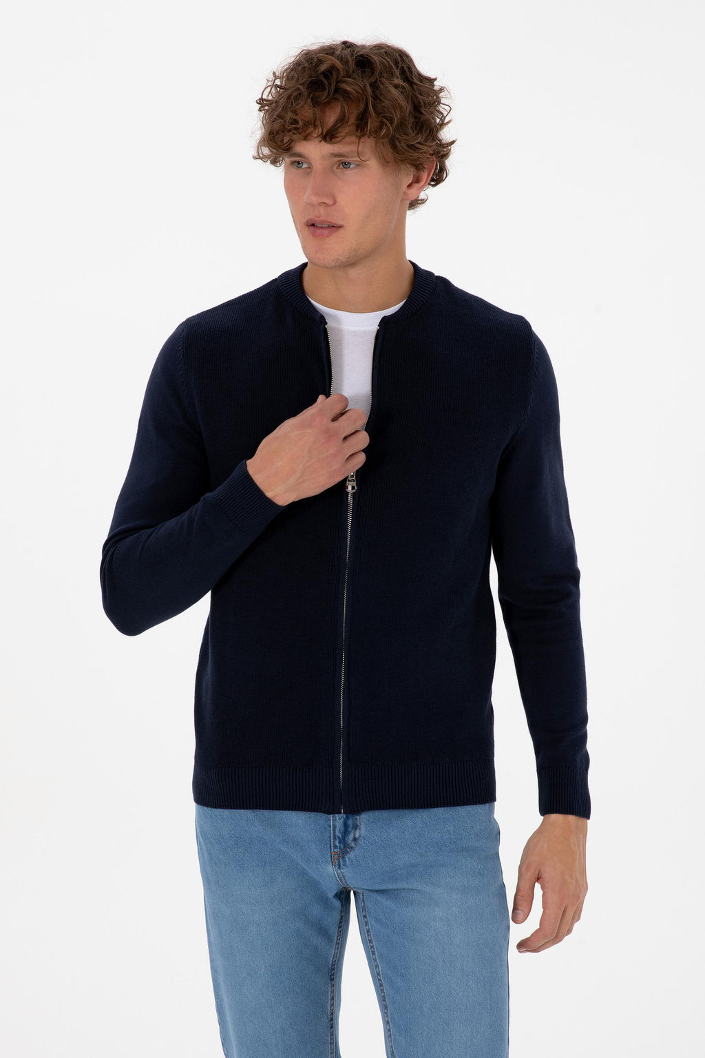 Erkek Lacivert Basic Triko H_rka - U.s. polo assn фото 8