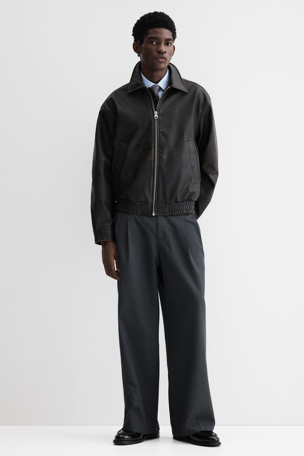 Cazadora efecto lavado Loose Fit - H&m фото 2