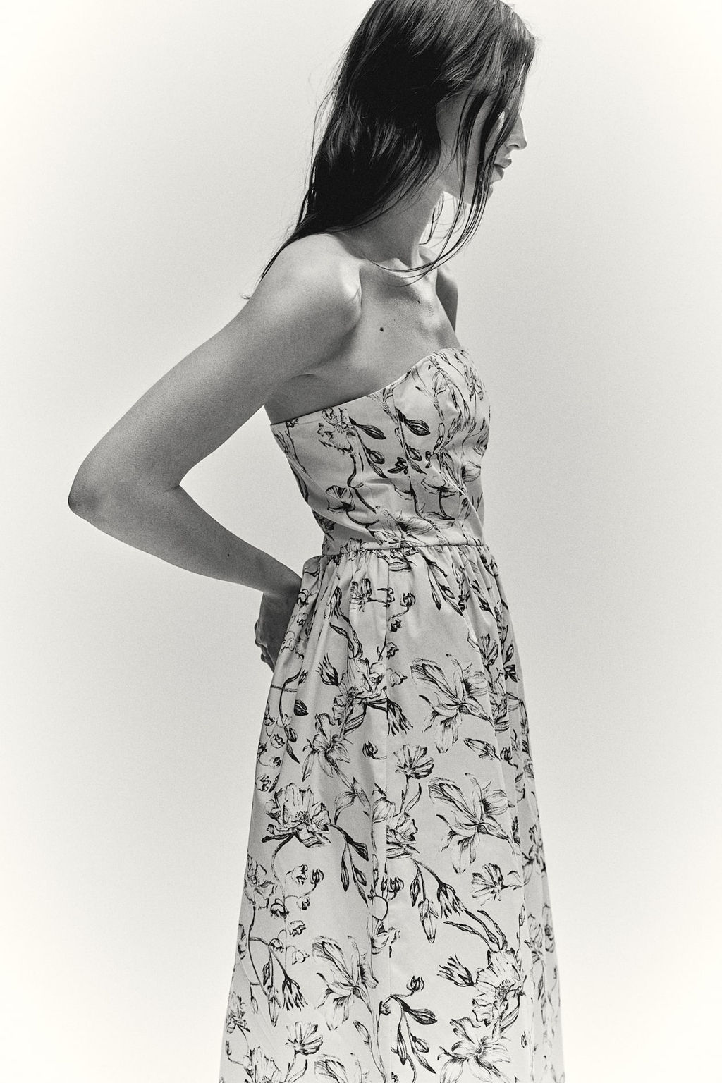 Vestido bandeau de algodon - H&m фото 5