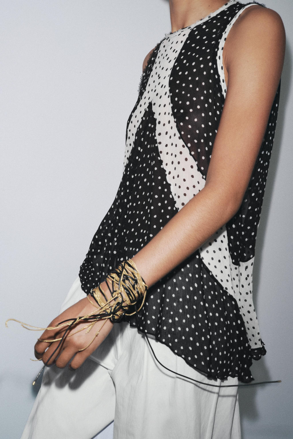 ZW COLLECTION POLKA DOT TOP